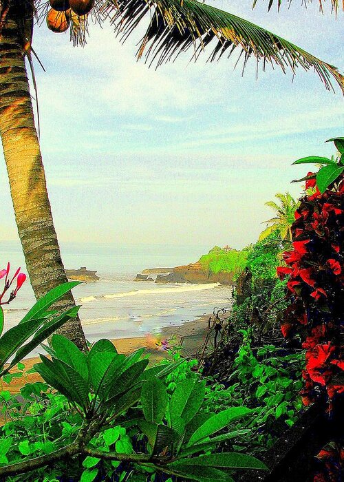 Bali Greeting Card featuring the photograph Bali Surfers Paradise by Antonia Citrino