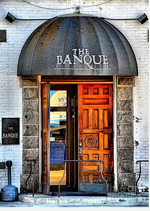 Abstract Greeting Card featuring the photograph Banque by Lauren Leigh Hunter Fine Art Photography