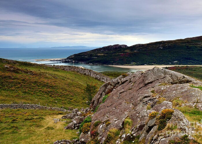 Barmouth Estuary Greeting Card featuring the photograph Barmouth Estuary by Rachel Slater