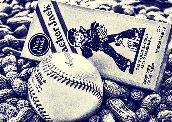 Baseball Greeting Card featuring the photograph Baseball Blueprint by John Freidenberg