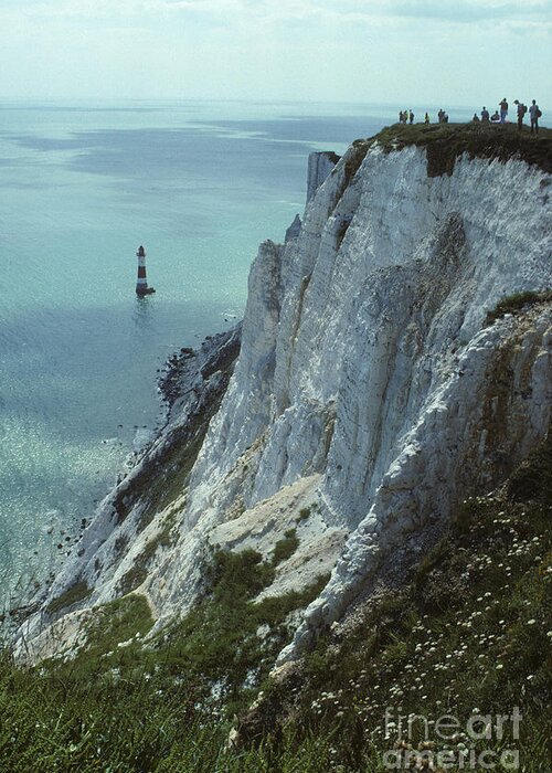 Beachy Head Greeting Card featuring the photograph Beachy Head - Sussex - England by Phil Banks