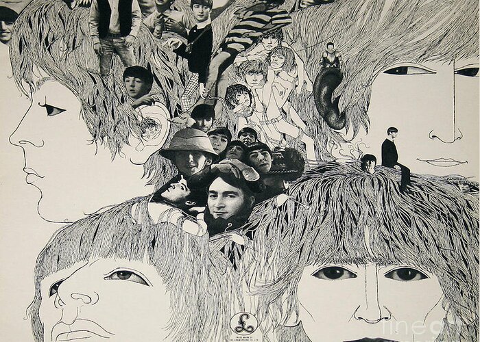 Beat Greeting Card featuring the photograph Beatles Revolver by Action