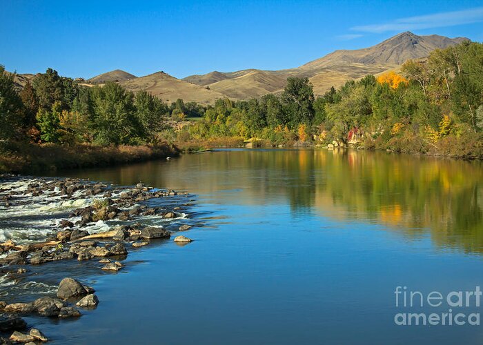 Idaho Greeting Card featuring the photograph Beautiful Payette River by Robert Bales