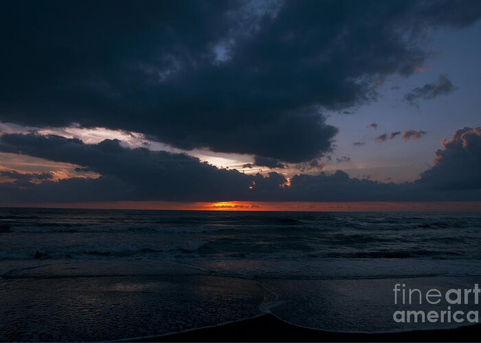 Sunset Greeting Card featuring the photograph Before The Storm by Leonardo Fanini