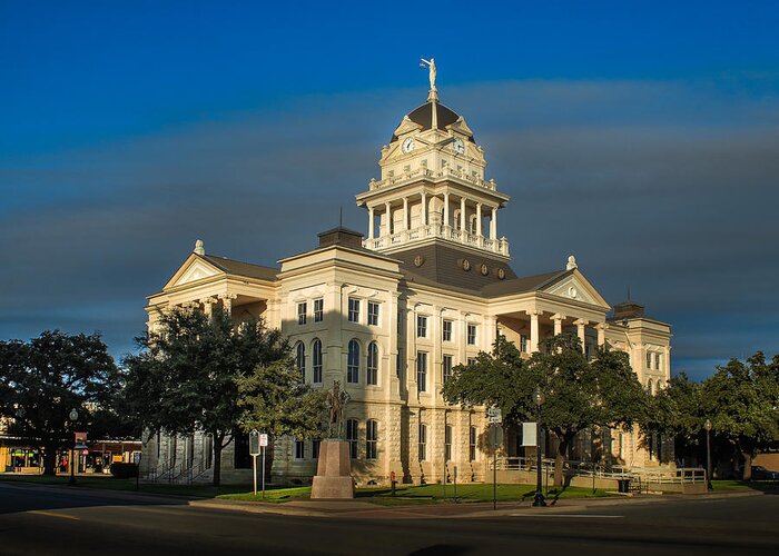 Texas Greeting Card featuring the photograph Bell County Courthouse by Jim Painter