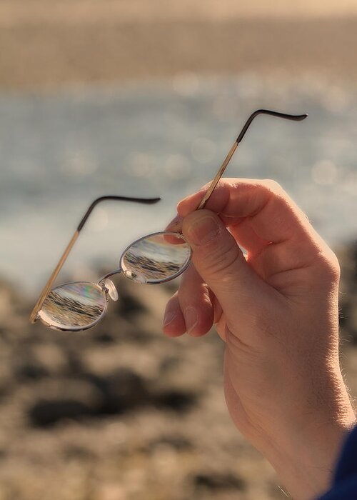 Glasses Greeting Card featuring the photograph Better To See With by Karol Livote