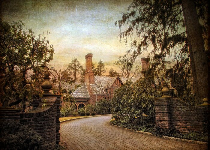 House Greeting Card featuring the photograph Beyond the Gates by Jessica Jenney