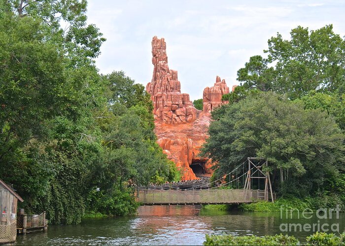 Wdw Greeting Card featuring the photograph Big Thunder Mountain II by Carol Bradley