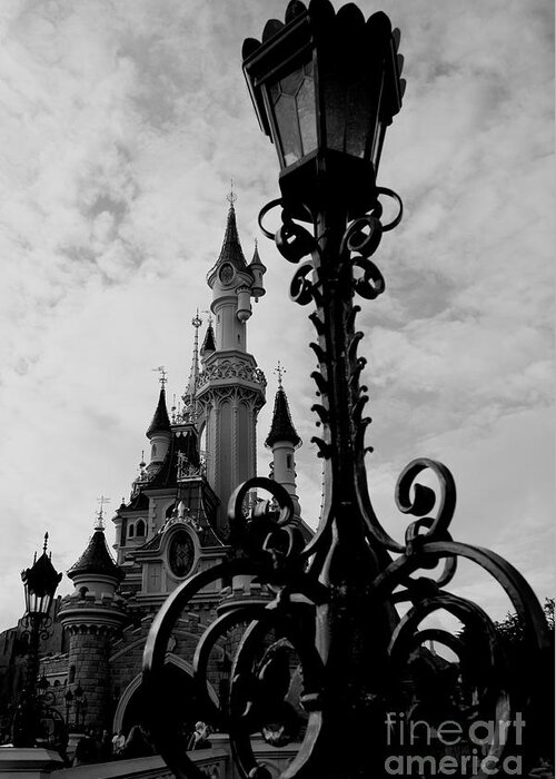 Disney Greeting Card featuring the photograph Black and White Fairy Tale by Donato Iannuzzi