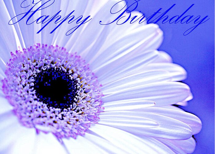 Card Greeting Card featuring the photograph Blue Birthday by Bob Johnson