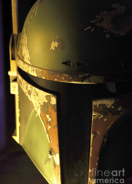 Boba Greeting Card featuring the photograph Boba Fett Helmet 124 by Micah May