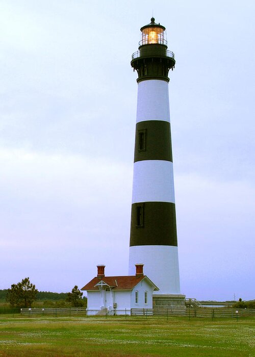Evening Scene Greeting Card featuring the photograph Bodie Light 4 by Mike McGlothlen