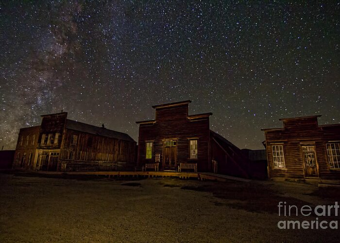 Travel Greeting Card featuring the photograph Bodie Main Street by Crystal Nederman