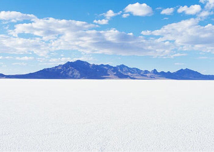 Photography Greeting Card featuring the photograph Bonneville Salt Flats, Utah, Usa by Panoramic Images