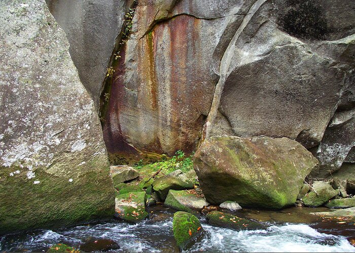 Rocks Greeting Card featuring the photograph Boulders by the River by Duane McCullough
