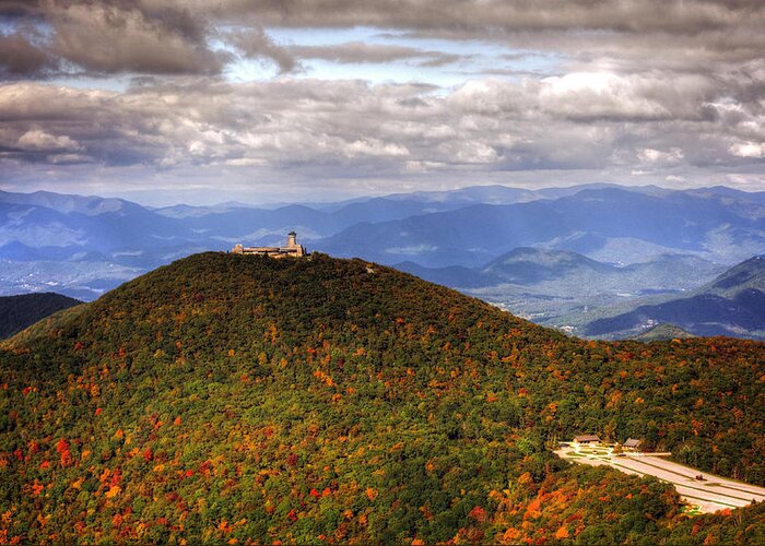 Brasstown Bald Greeting Card featuring the photograph Brasstown Bald by Greg and Chrystal Mimbs