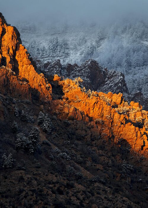 Utah Greeting Card featuring the photograph Ridge Light by Dustin LeFevre