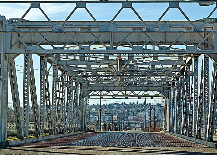 Metal Greeting Card featuring the photograph Bridge 1 by Tikvah's Hope