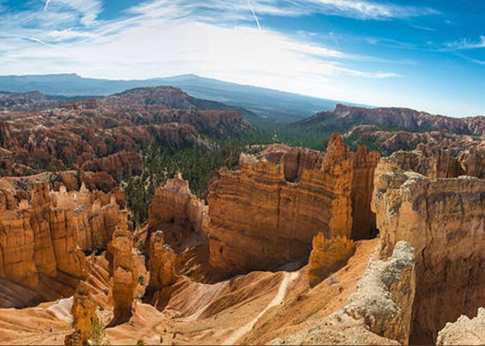 Bryce Canyon Greeting Card featuring the photograph Bryce Canyon Panoramic 2 by Phil Abrams