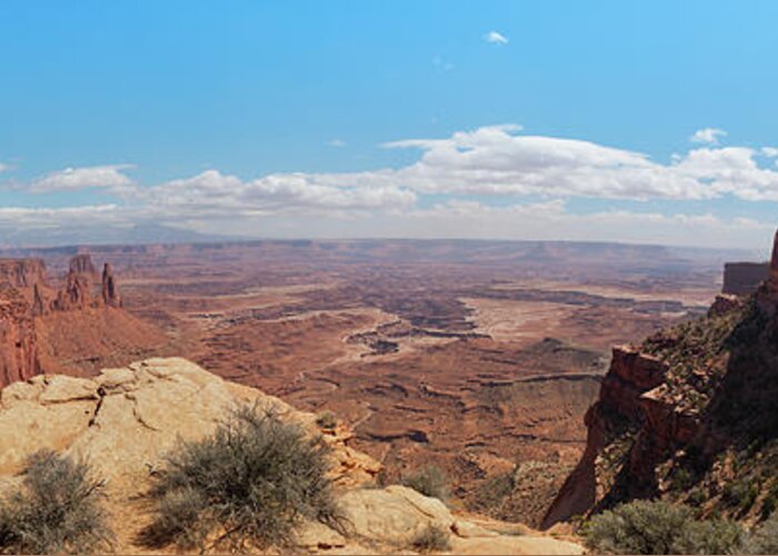 Scenics Greeting Card featuring the photograph Buck Canyon, Canyonlands, Moab, Utah by Fotomonkee