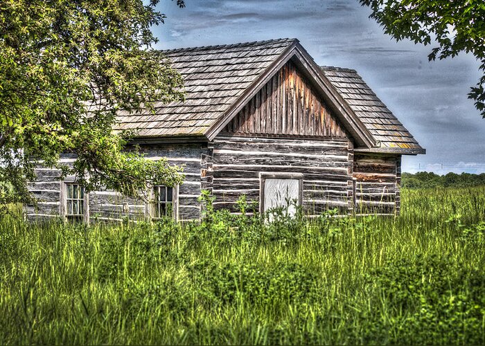 Cabin Greeting Card featuring the photograph Cabin 1 by Deborah Klubertanz