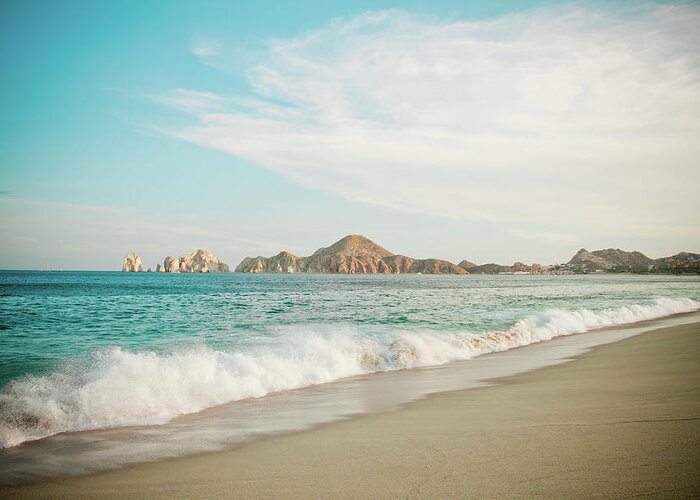 Water's Edge Greeting Card featuring the photograph Cabos San Lucas by Christopher Kimmel