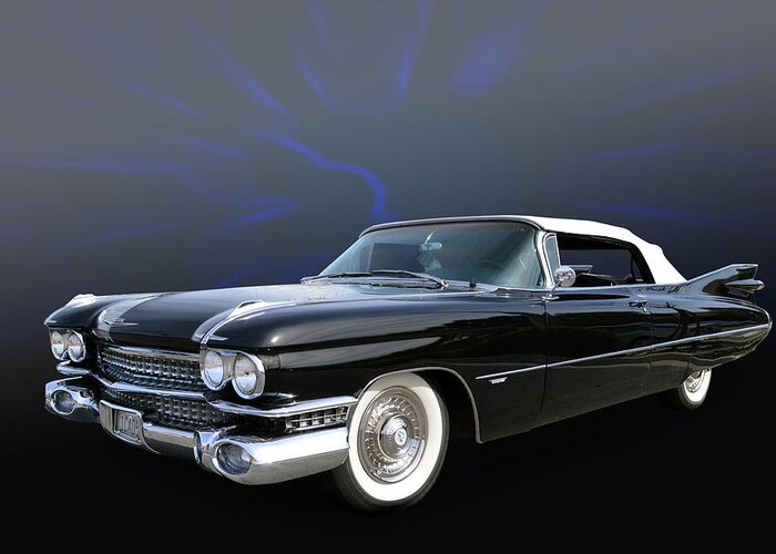 Cadillac Greeting Card featuring the photograph Cad 59 by Bill Dutting