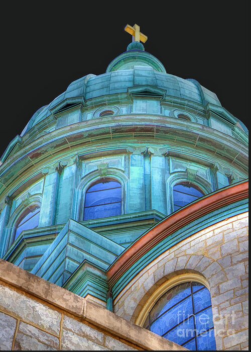 Harrisburg Greeting Card featuring the photograph Cathedral Dome by Geoff Crego