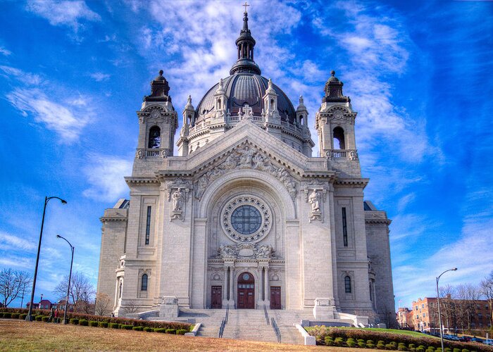 Beaux Arts Greeting Card featuring the photograph Cathedral of Saint Paul by Adam Mateo Fierro