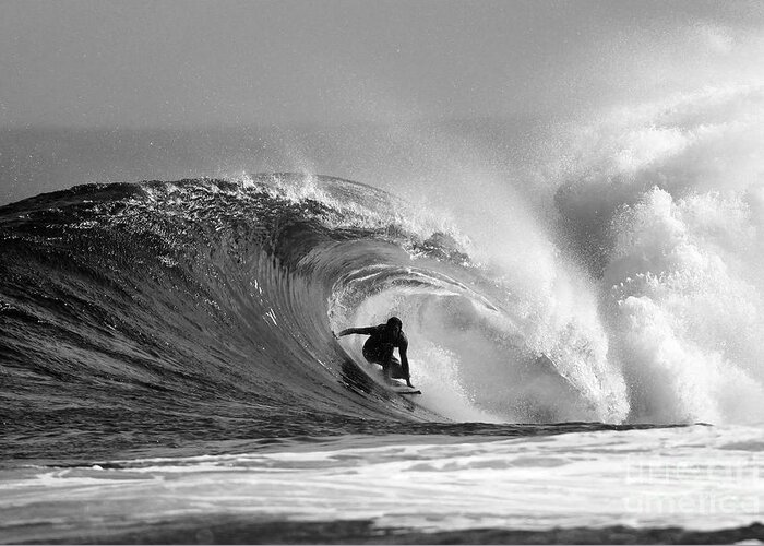 Surf Greeting Card featuring the photograph Caveman by Paul Topp