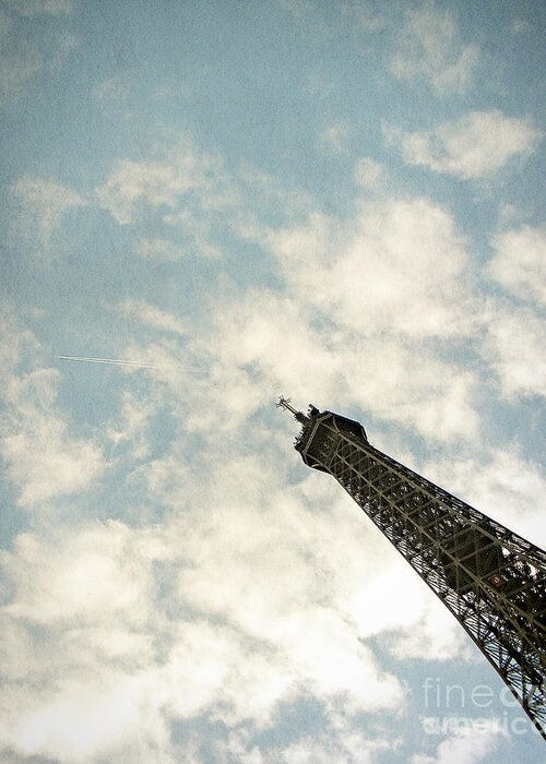 Photography Greeting Card featuring the photograph Chasing the Dream Paris Eiffel Tower by Ivy Ho