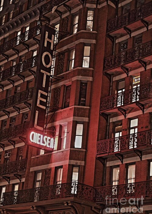 Chelsea Greeting Card featuring the photograph Chelsea Hotel by David Rucker