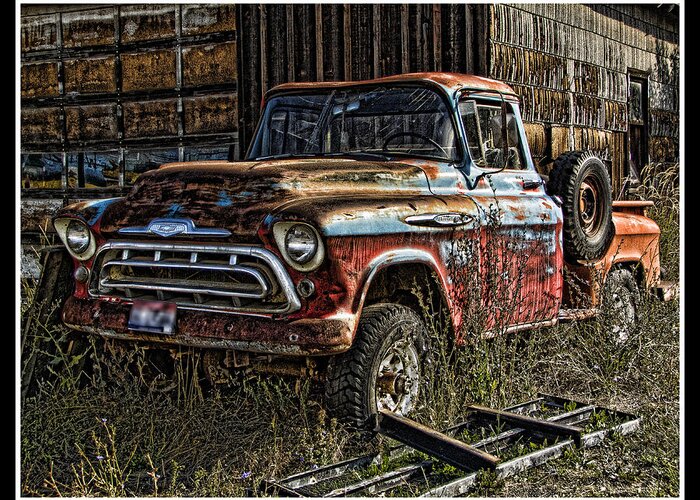 Ron Roberts Photography Greeting Card featuring the photograph Chevy Truck by Ron Roberts