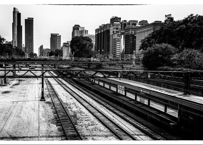 Rail Greeting Card featuring the photograph Chicago Rail by James Howe