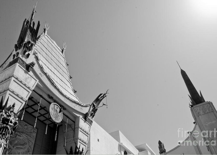 Hollywood Greeting Card featuring the photograph Chinese Theater by Dan Holm