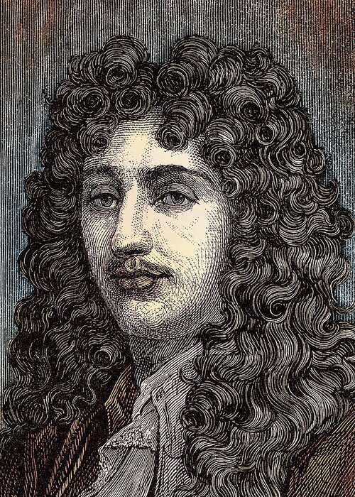 Science Greeting Card featuring the photograph Christiaan Huygens, Dutch Mathematician by Science Source