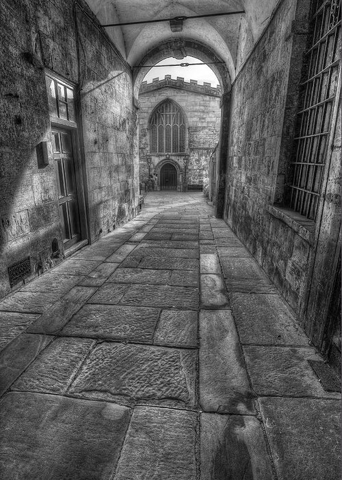 Church Greeting Card featuring the photograph Church Alley by Ian Mitchell