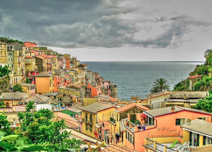 Ocean Greeting Card featuring the photograph Cinque Terre 4 by Will Wagner