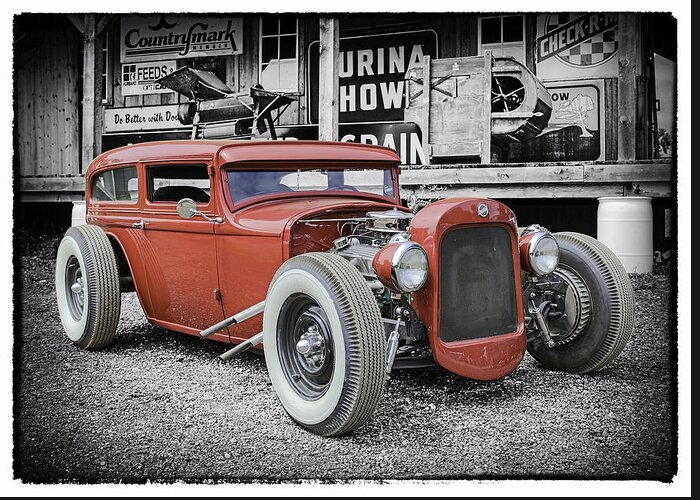 Classic Hot Rod Greeting Card featuring the photograph Classic Hot Rod by Thomas Young