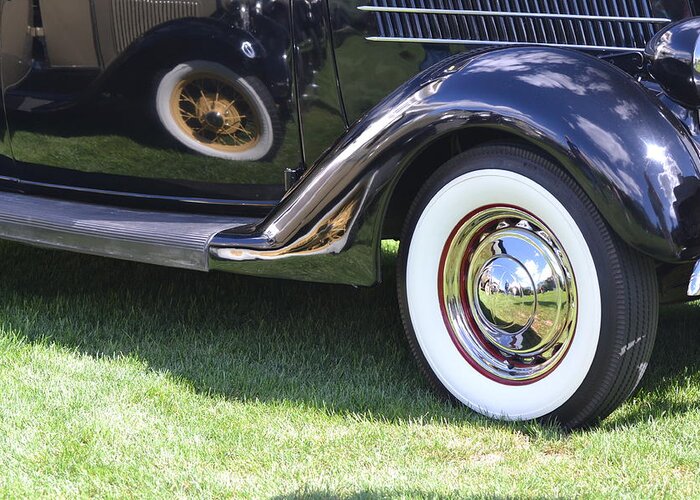 Car Greeting Card featuring the photograph Classic Wheels by Bill Mock