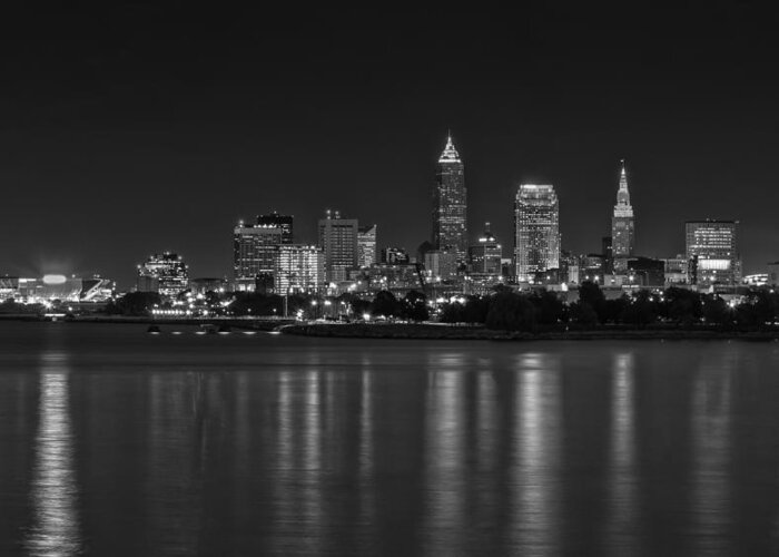 Cleveland Greeting Card featuring the photograph Cleveland is Back in Black by Jared Perry 