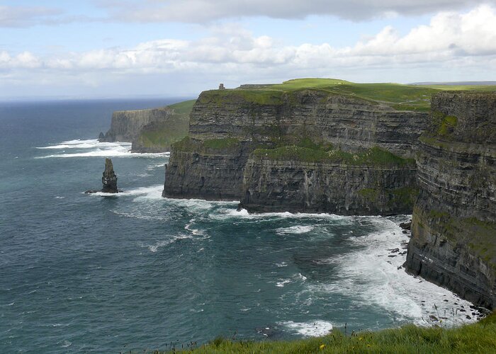 Ireland Greeting Card featuring the photograph Cliffs of Moher 3 by Mike McGlothlen