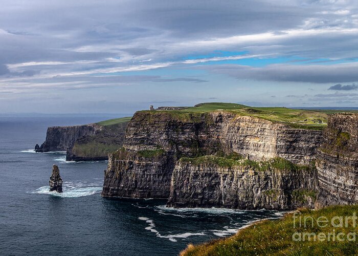 Cliffs Of Moher Greeting Card featuring the photograph Cliffs of Moher I by Juergen Klust