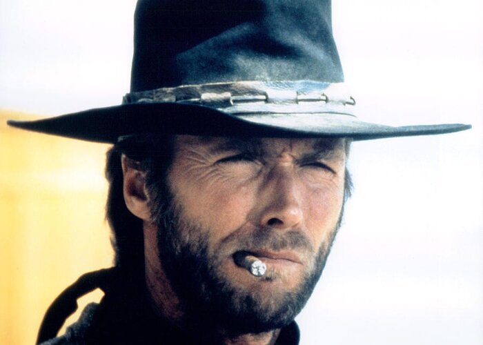 High Plains Drifter Greeting Card featuring the photograph Clint Eastwood in High Plains Drifter by Silver Screen
