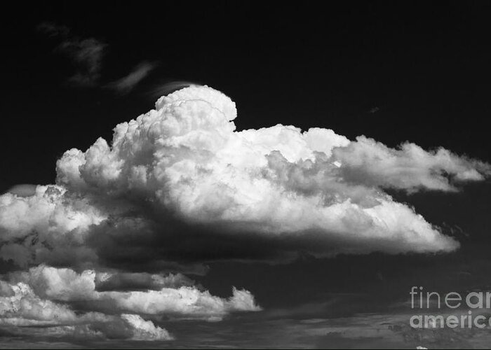 Black And White Clouds Greeting Card featuring the photograph Clouds over the Palouse by Ron Roberts