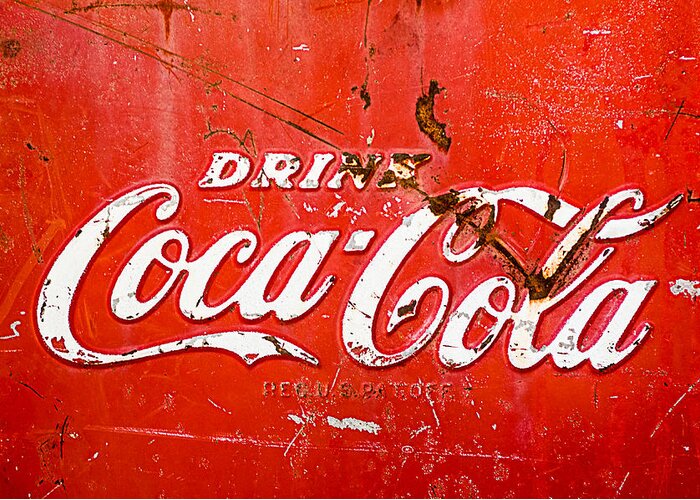 Coca-cola Sign Greeting Card featuring the photograph Coca-Cola Sign by Jill Reger