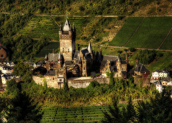 Castle Greeting Card featuring the photograph Cochem Castle by Ryan Wyckoff