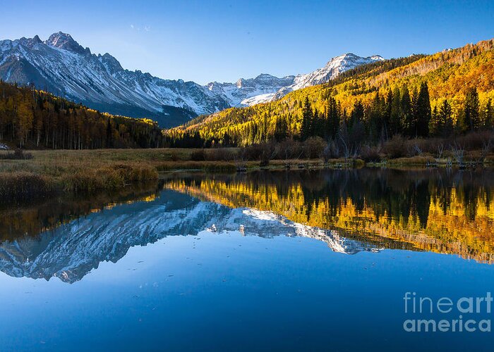 Nature Greeting Card featuring the photograph Colorado Reflection by Steven Reed