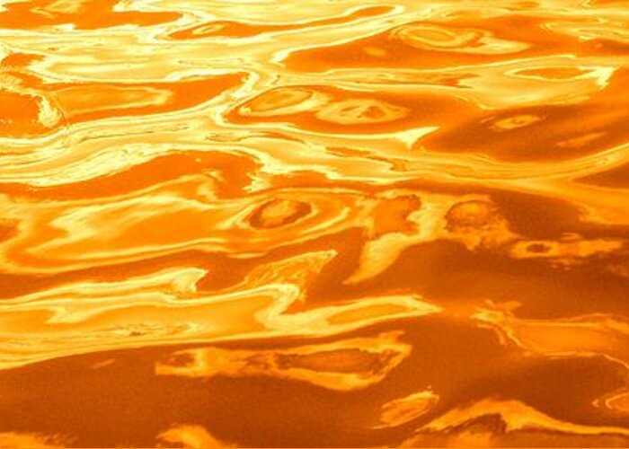 Wall Art Greeting Card featuring the photograph Colored Wave Long Orange by Stephen Jorgensen