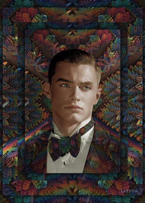 Handsome Man Greeting Card featuring the photograph Colorful Dream by Richard Laeton